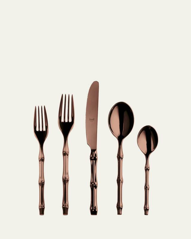 Bali Bronze Mirror 5-Piece Flatware Place Setting